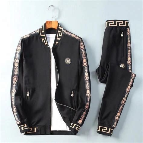 versace summer outfit mens|Versace tracksuit men's sale.